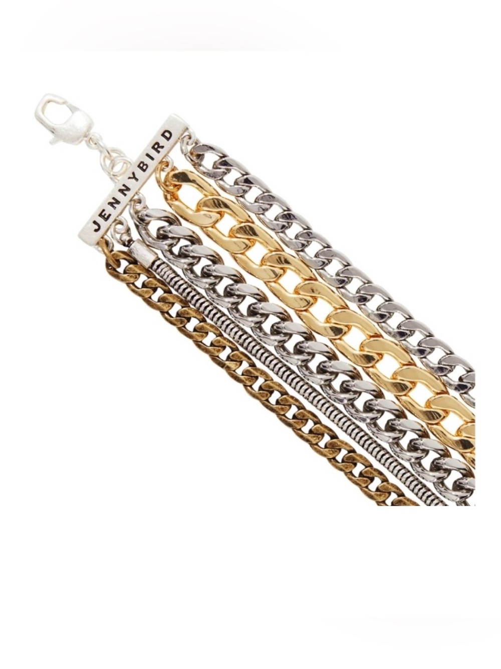 Jenny Bird Mixed Metal Multi-Chain Bracelet